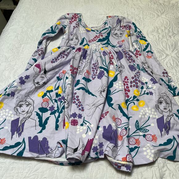 Hanna Andersson Disney Frozen Skater Dress Size 8 - Picture 4 of 5